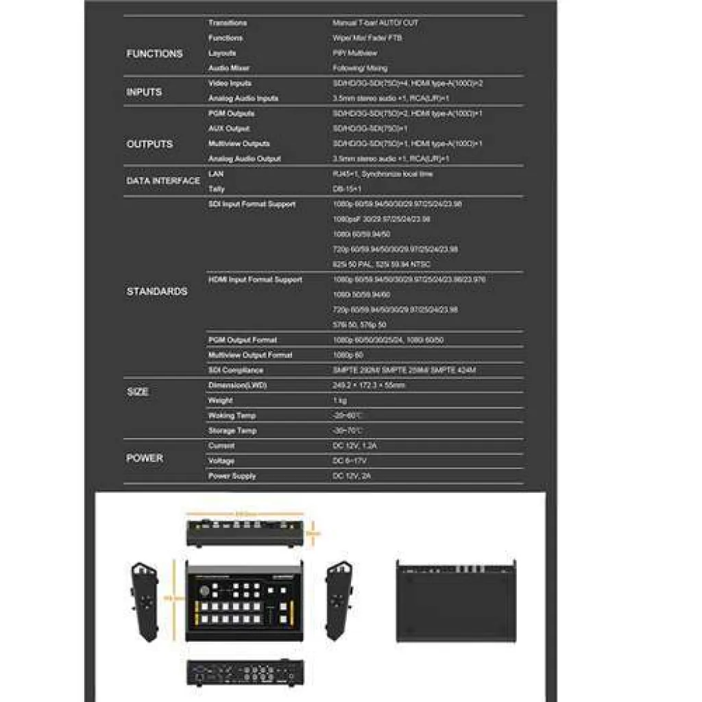 AV Matrix Mini Switcher